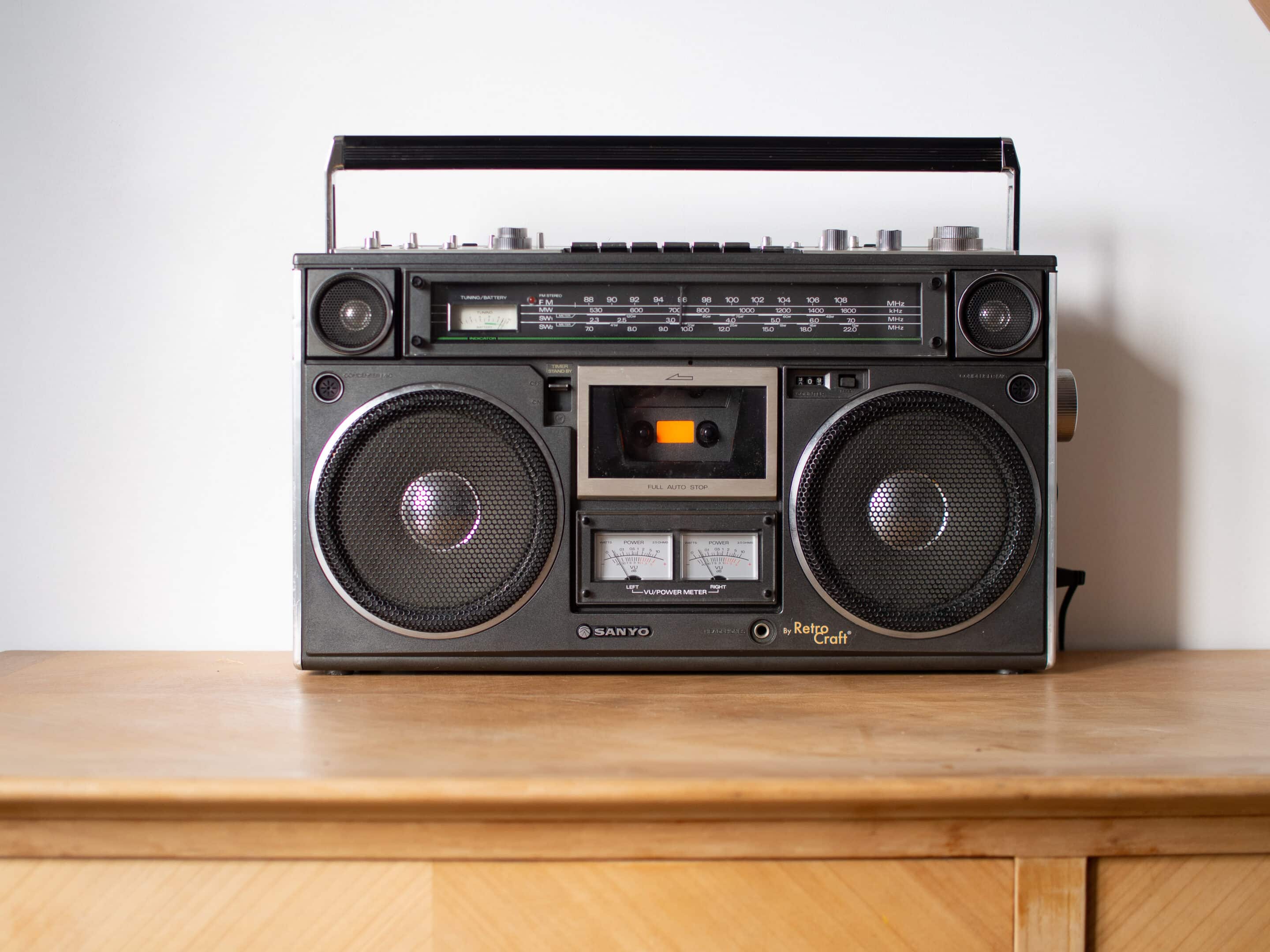 Ghettoblaster Sanyo M9994 1978 – Bluetooth